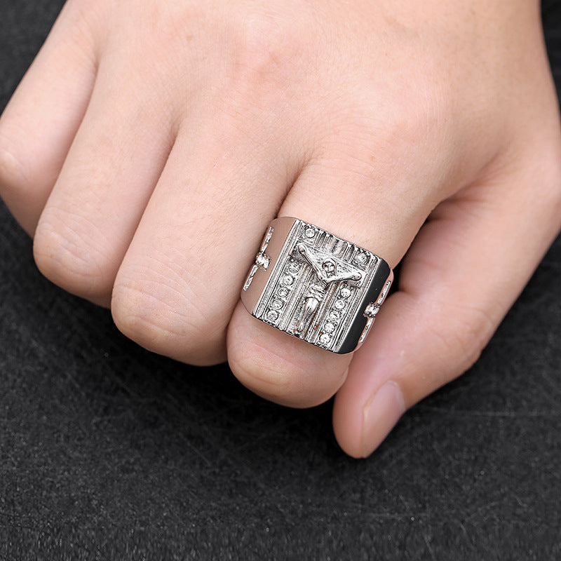Jesus kors ring