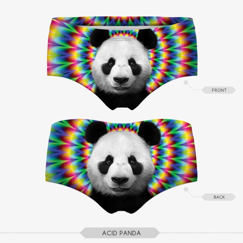 3D Print Cat Cotton Underwear - Women's Seamless Briefs