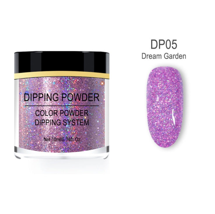 Professional Laser Glitter Nail Powder - Holographic Dip System | Long-Lasting Formula