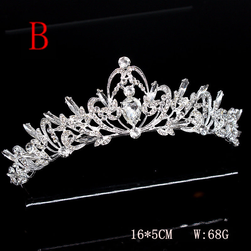 Super Glitter Pearl Rhinestone Pannband Huvudbonad