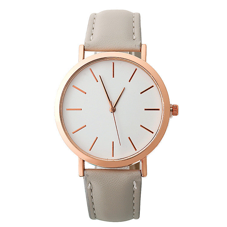 Mode simple style femmes montres quartz montres femme robe montres horloge