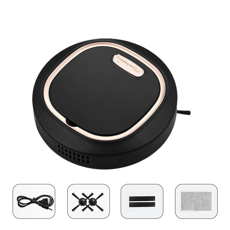 USB Rechargeable Robot Mop - Automatic Floor Cleaning Machine with Spray Function