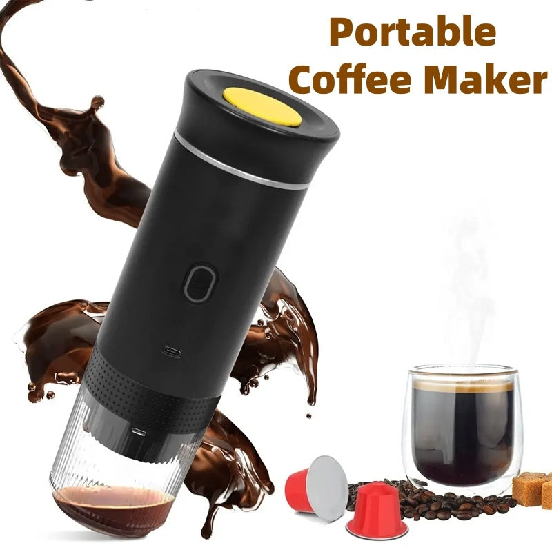 Elektrisk kaffekvarn Resepraktisk 3-i-1 espresso Bärbar kaffe Espressomaskin Maskin Café Bärbar Kapselkaffemaskin Köksredskap