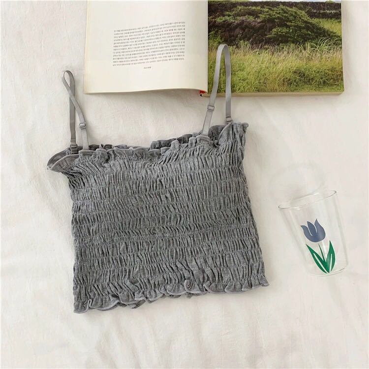 Dammode omlott bröst Camisole Bottenväst