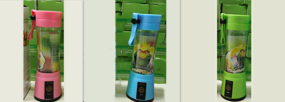 Bärbar mixer med USB-uppladdningsbar mini-fruktjuicemixer för kök Hem Enkel bärbar elektrisk minijuicer