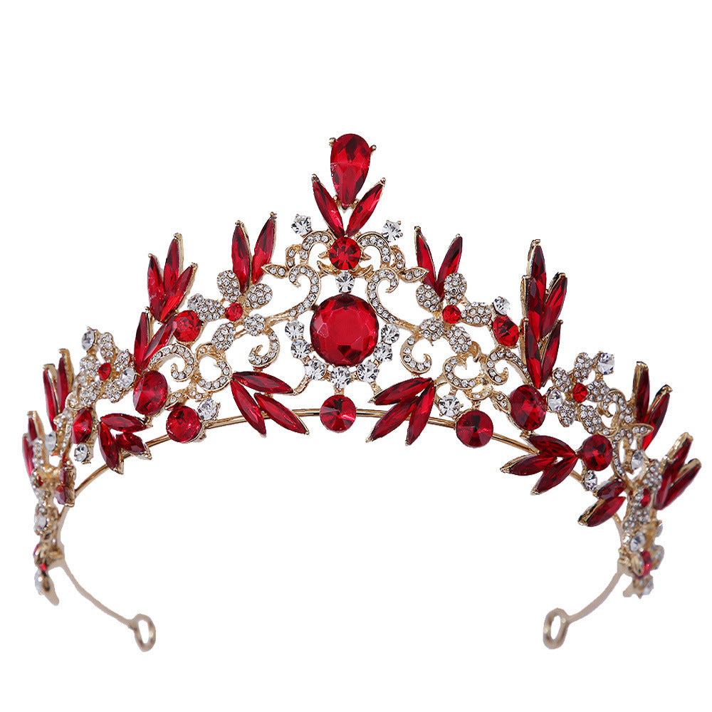 Bridal Headdress Rhinestone Mitzvah Crown - Elegant Jewish Wedding Accessory