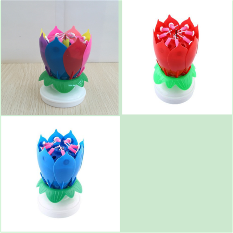 Incroyables bougies de lotus