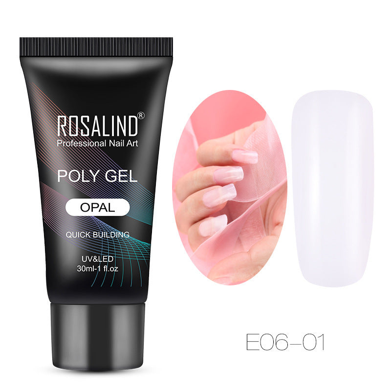 Professional Crystal Nail Extension Gel - 30ml Phototherapy Colloid | Durable Convenient Formula