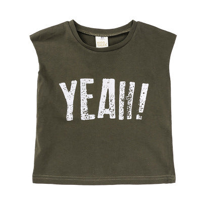 T-shirt sans manches pour enfants