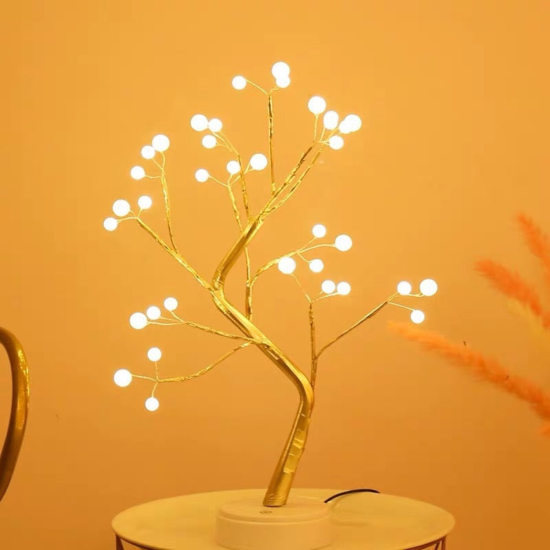 Led koppartråd ljus sovrum ljus