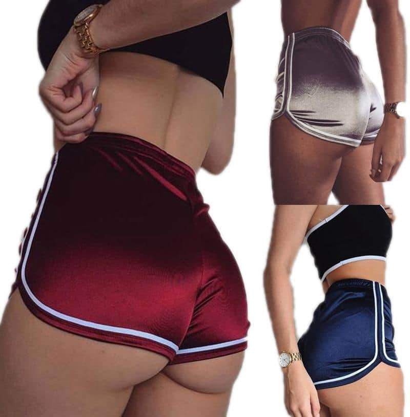 Short butin décontracté taille haute