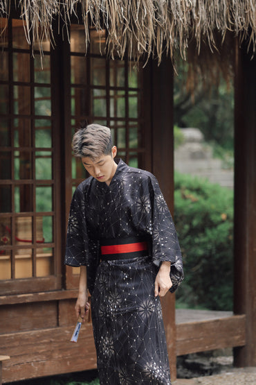 Japanese Kimono Male Traditional Samurai Gentleman