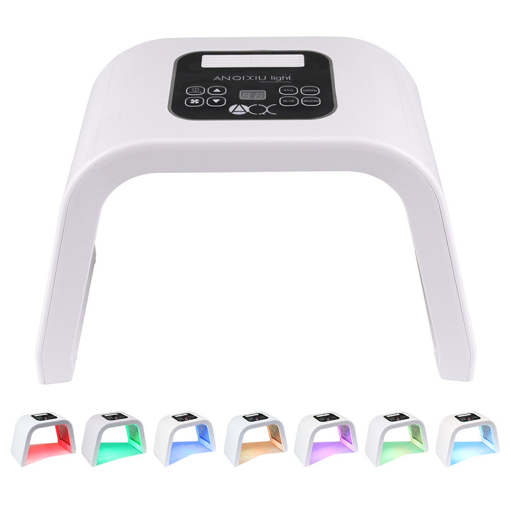 7 färger PDF Led Ljusterapi LED Mask Hudföryngring Photon Device Spa Acne Remover Anti-rynkor Röd Led Light Treatment