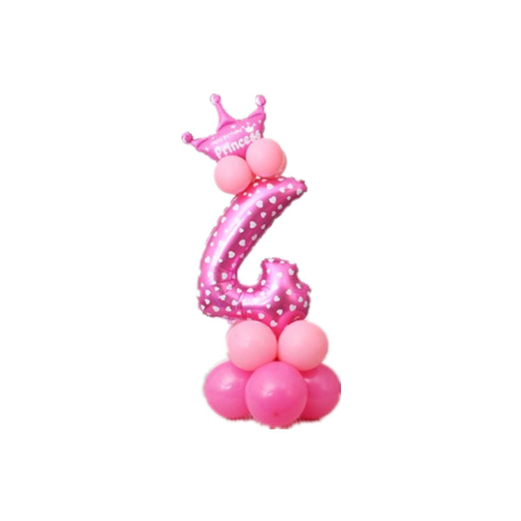 Ballon en aluminium pour fête d'anniversaire