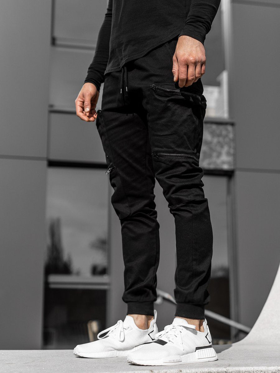 Pantalon attaché à la mode pour hommes multi-poches