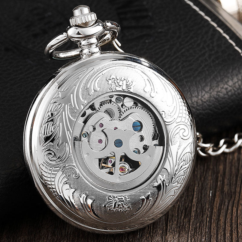 Men's Simplicity Mechanical Pocket Watch - Traditional Craftsmanship Modern Elegance Sophisticated Vintage Charm Timeless