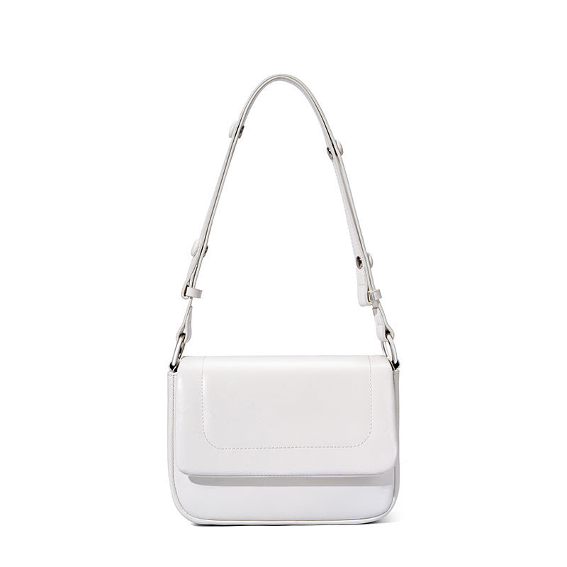 Sac à bandoulière en cuir véritable assorti sous les bras Nuages