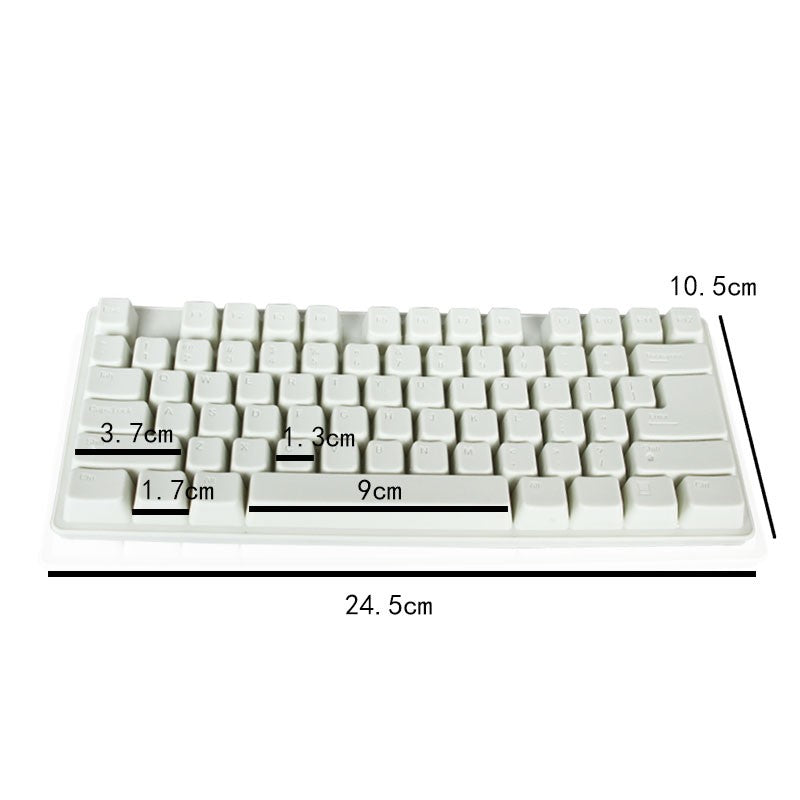 Moule à clavier créatif en chocolat