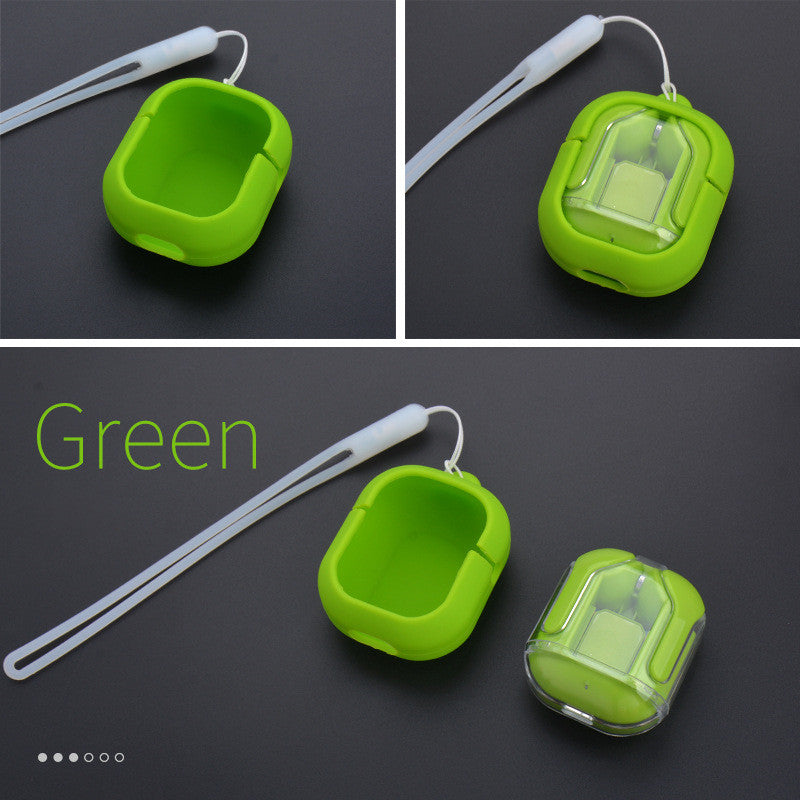 Nytt Mini Transparent trådlöst Bluetooth Headset Digital Display ENC brusreducering True Wireless Sports Music