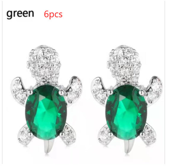 Cute Little Animal Niche Design Earrings Jewelry Stud Earrings