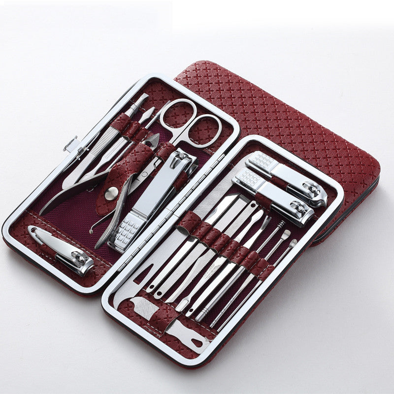 Professional Nail Clipper Set - 8/16/18/19 Pieces Multi-Color Household | Personal Wash Cleaning Care