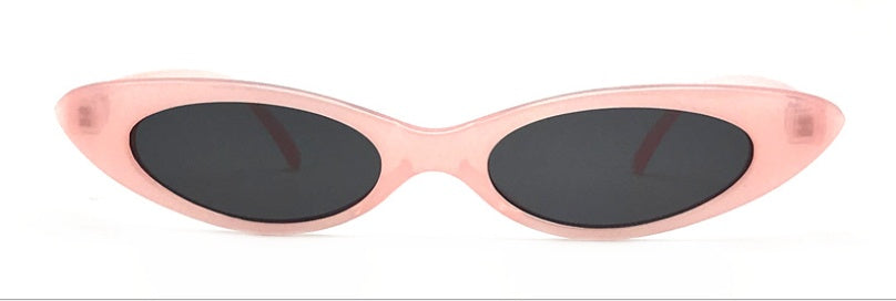 Nya solglasögon med ovala bågar, transparenta havsglasögon, personlighet, retro solglasögon, mode, vilda solglasögon