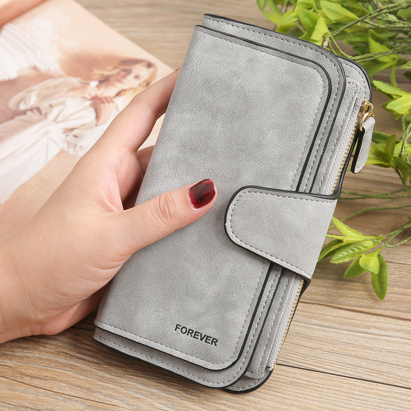 Matt PU Leather Multifunctional Wallet PU