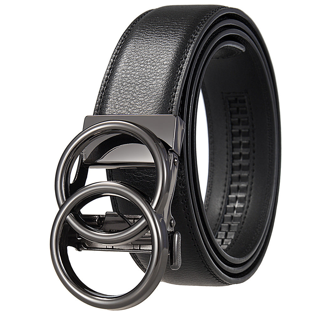 Men's Fashion Comfort Click Belt - Premium Metallic Buckles