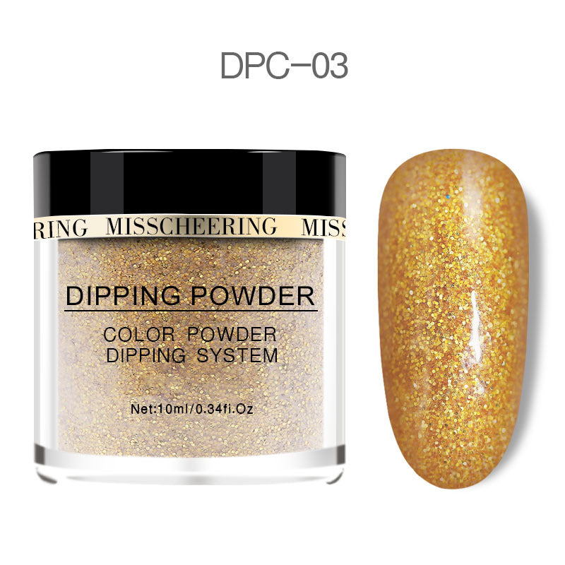 Professional Laser Glitter Nail Powder - Holographic Dip System | Long-Lasting Formula