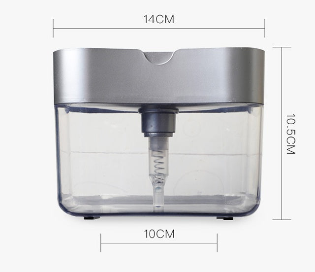 Multifunctional Soap Dispenser Sponge Caddy Non-Toxic Odorless Dispenser Kitchen Rack Creative Bathroom Washing Soap Storage Box