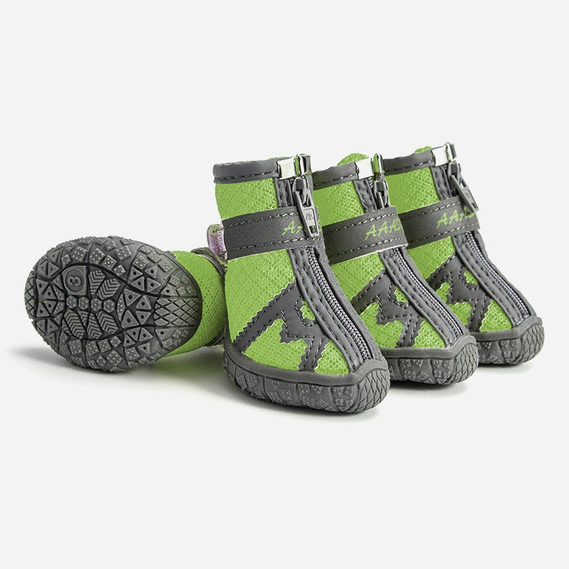 Pet Dog Shoes Vattentäta regnstövlar