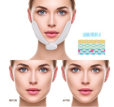 Ansiktsbantning Massager Kvinnor V Shape Ansiktslyftanordning