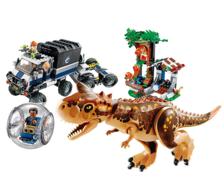 Byggklossar av jurassic-dinosaurier