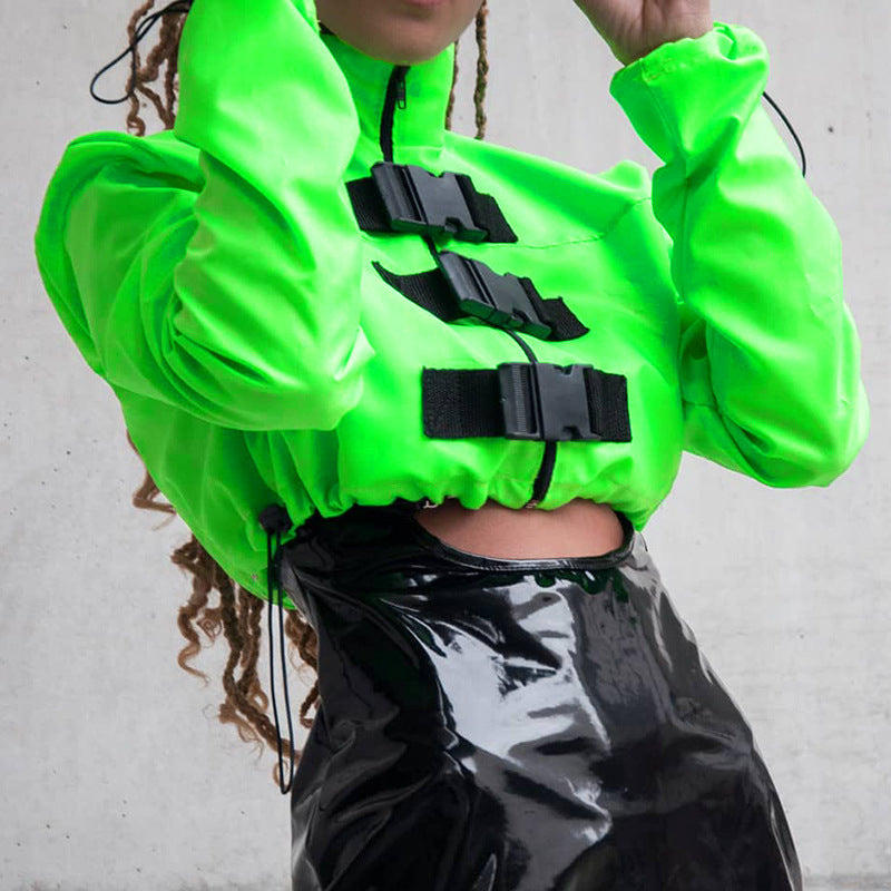 Veste à boucle cartable femme