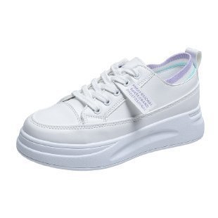 Mode Sport Höga Casual Skor Vita Skor Dam