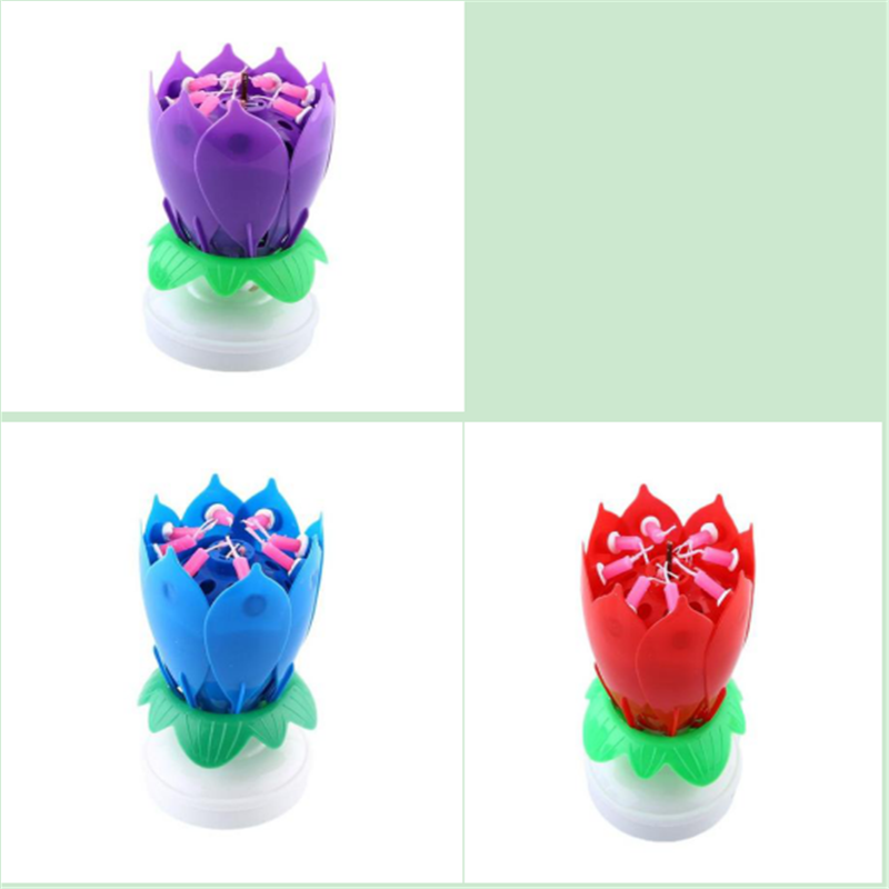Incroyables bougies de lotus
