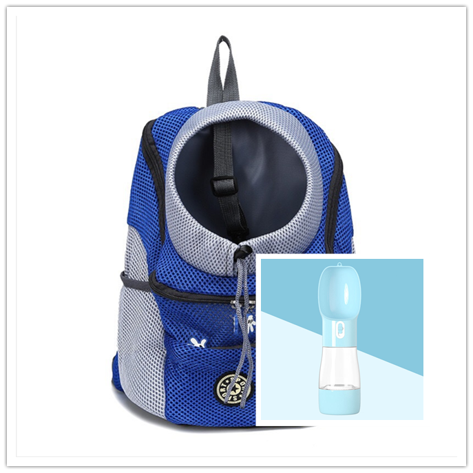 Pet Dog Carrier Carrier For Dogs Ryggsäck Ut Dubbel axel Bärbar Travel Outdoor Carrier Bag Mesh