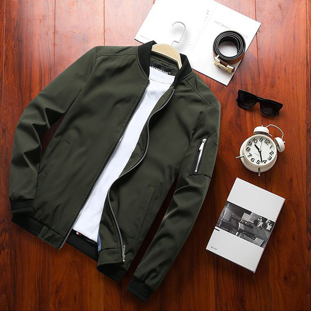Jacka Casual Jacka Mäns Baseball Uniform ungdom trend
