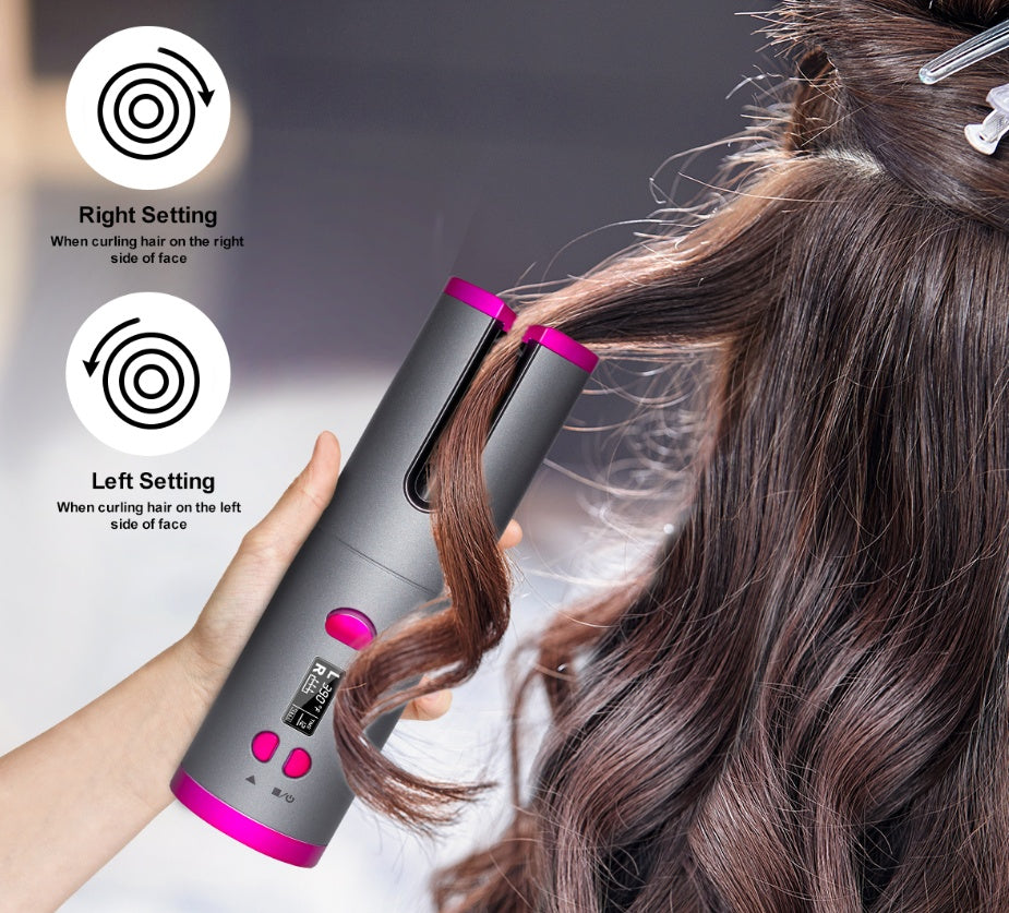 Wireless USB Curling Iron - Multifunctional Rechargeable Hair Styling Tool