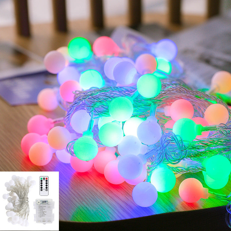 Led Usb Fjärrkontroll Batteri Små Kullampor Jul Heminredning