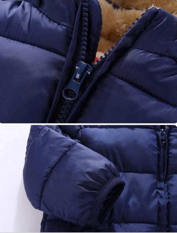 Manteau enfant en cuir d'agneau