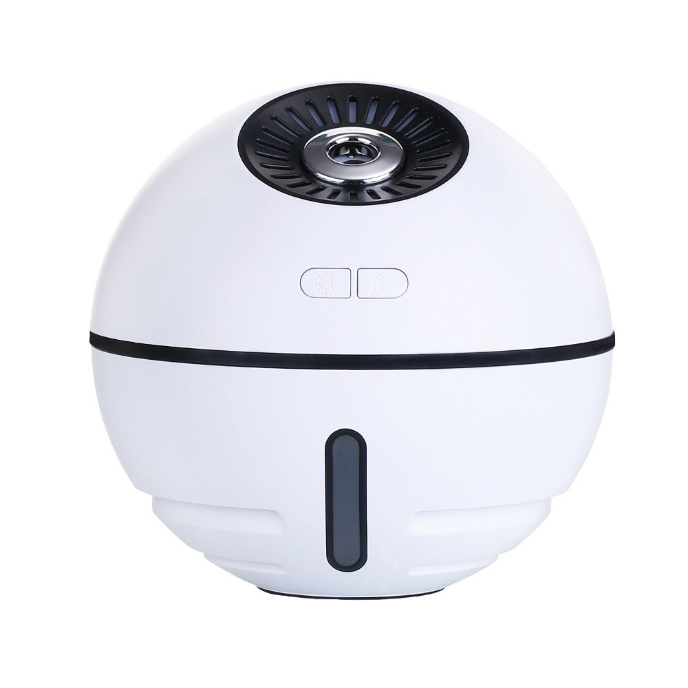 Rechargeable 2000mA Built-in Lithium Battery Mini Ultrasonic Aroma Humidifier with LED Light Fan