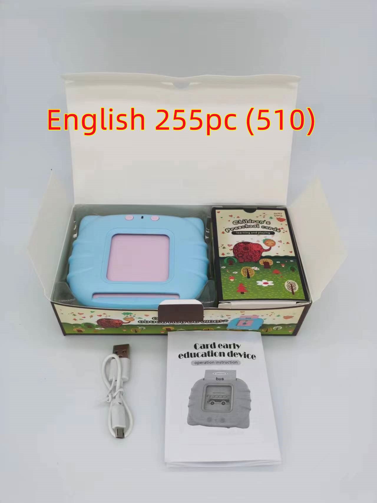 Carte d'apprentissage de l'anglais pour enfants, éducation précoce, Machine d'éveil pour enfants