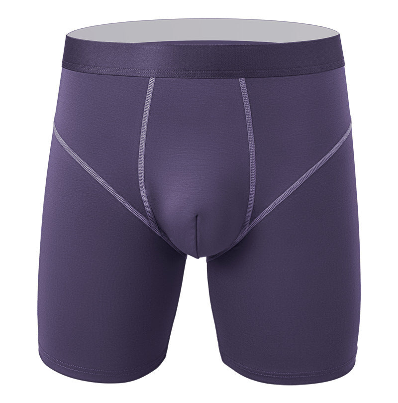 Herr Slitstarka Ben Casual Boxers Med Mellanhöga