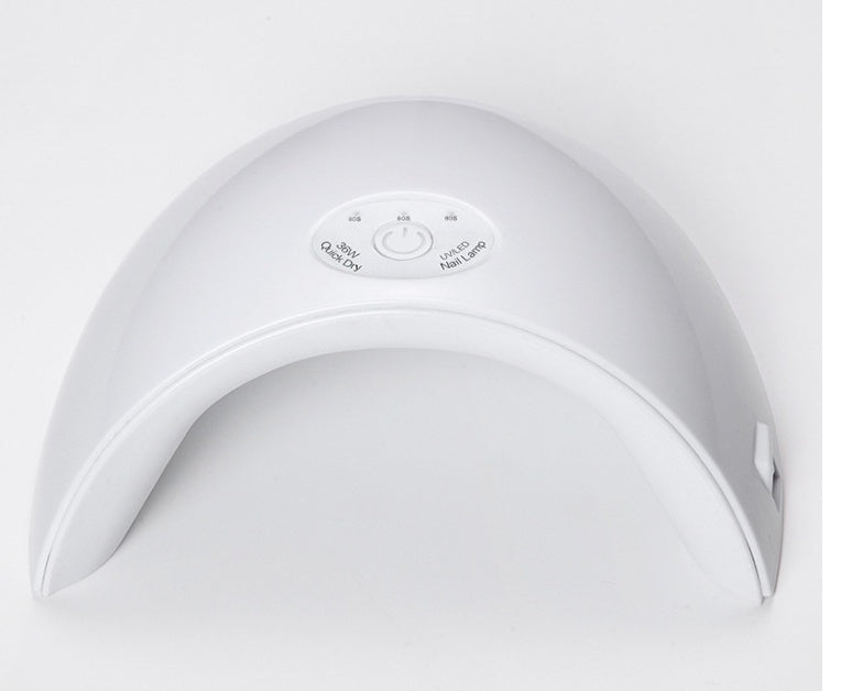 Professional 36W UV/LED Nail Lamp - 120x190x75mm | 12 LEDs 365+395nm USB