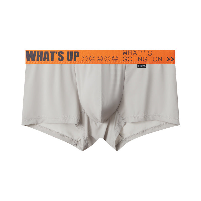 Tunna boxershorts i silkesblandning med medelhög midja för män