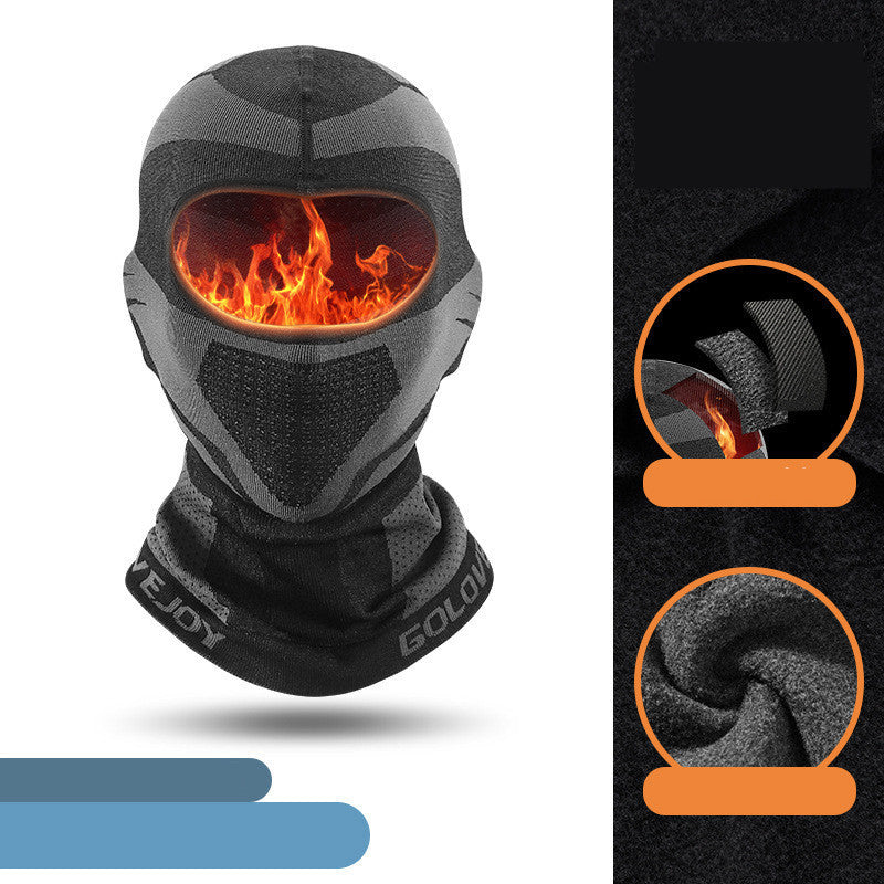 Huvudbonader utomhus vindtät scarf förtjockad