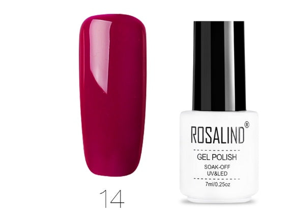 ROSALIND Pure Colors Gel Polish Collection - 7ML | 58 Colors + Base/Top UV/LED