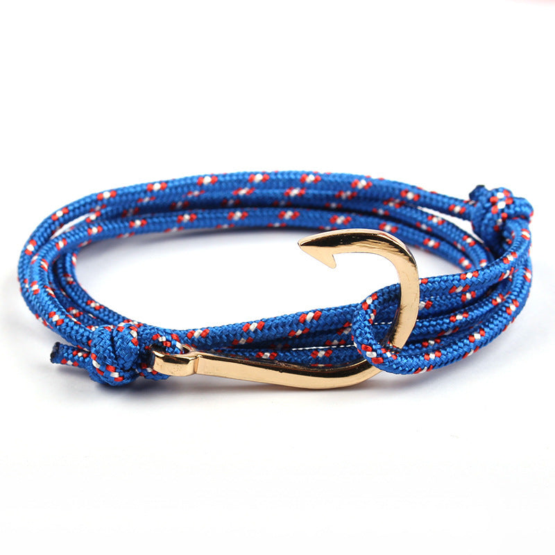 Justerbart Paracord Ankararmband Kvinna Män Berlockarmband