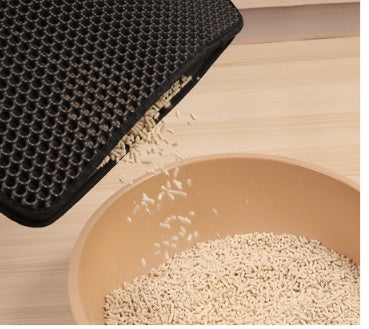 Pet Cat Litter Mat - EVA Double Layer Cat Litter Mat